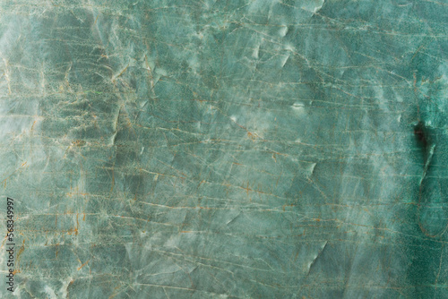 Quartzite emerald green quartzite stone texture, photo of slab. Soft clasic light matt Italian material pattern for 3d exterior home decoration, floor and ceramic wall tiles surface. Stone wallpaper. photo