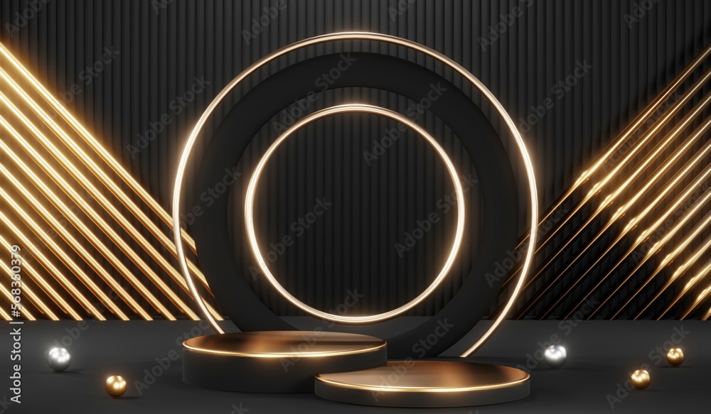 Stylish and contemporary 3D render black podium background perfect for any professional presentation, keynote or event. Its modern and sleek design adds sophistication to your product demo or show
Stylish and contemporary 3D render black podium background perfect for any professional presentation, keynote or event. Its modern and sleek design adds sophistication to your product demo or show