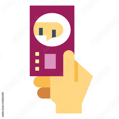 give money flat icon style