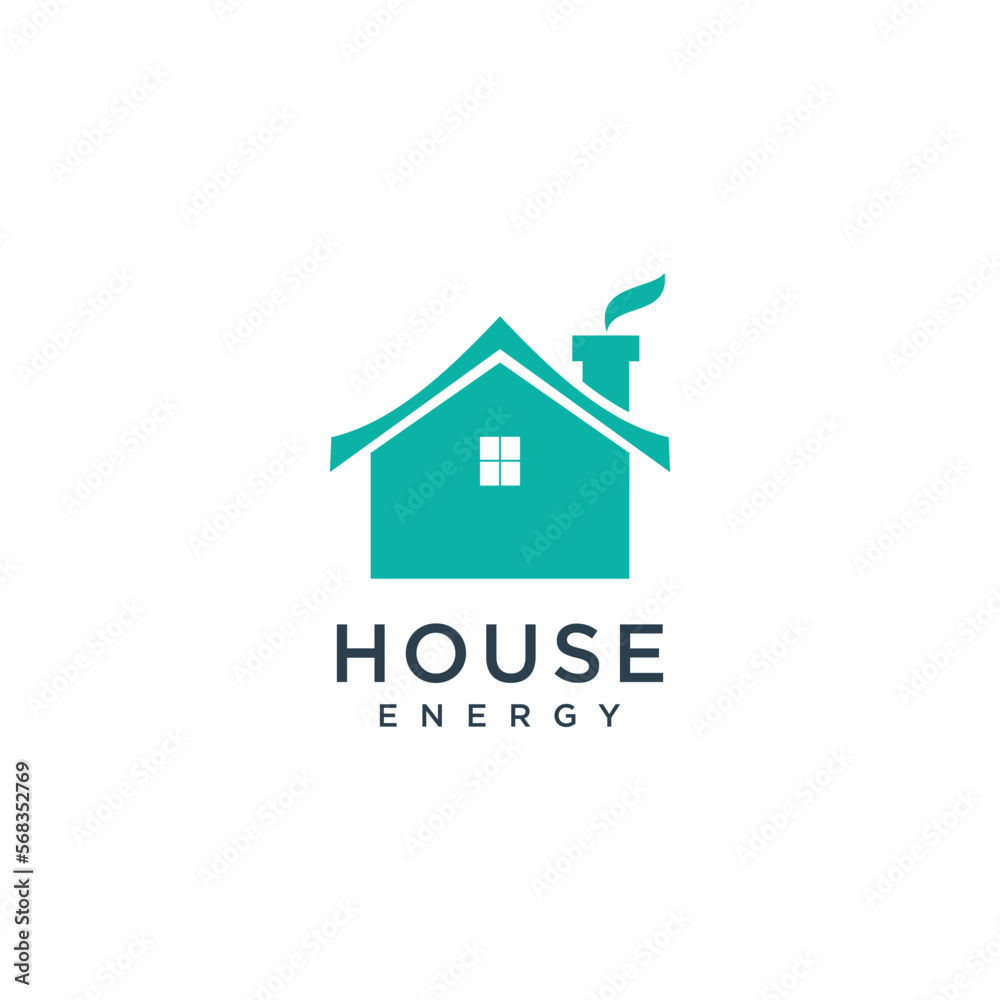 Building logo idea with abstract concept design Premium Vector