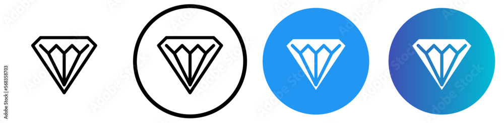 diamond icon set diamond icon set