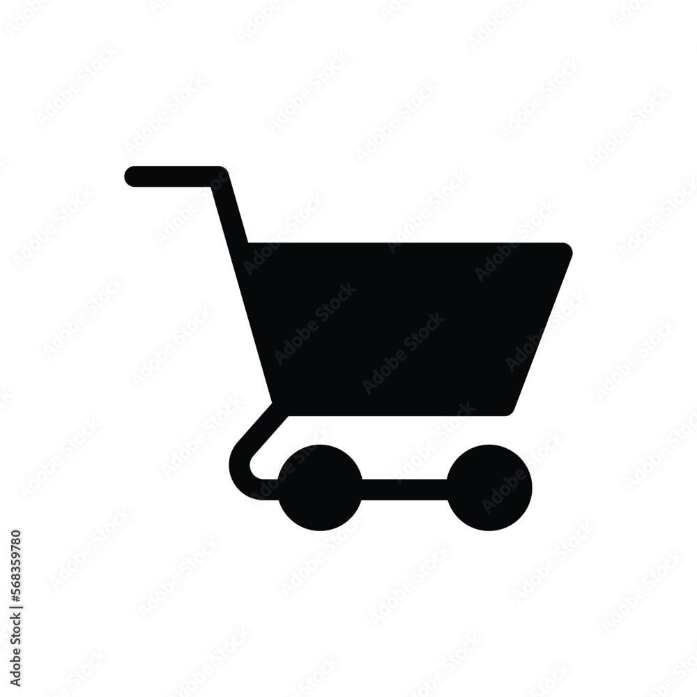 Trolley icon vector on trendy design Trolley icon vector on trendy design