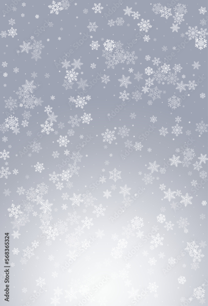 Silver Snow Vector Gray Background. Sky Gray Silver Snow Vector Gray Background. Sky Gray