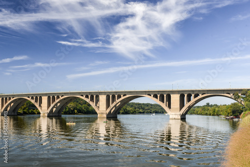 Francis Scott Key Memorial Bridge in Washington D.C. United States of America 