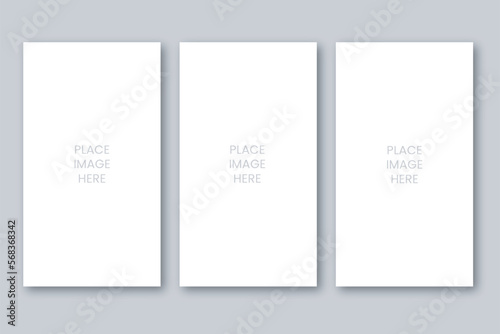 3 portrait layout social media stories post preview design