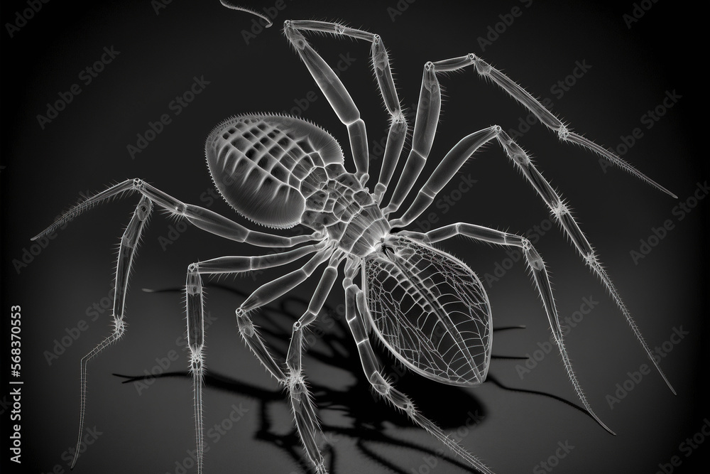 Spider x-ray style. X-ray of Raw whole spider. Creative Art abstract. Created with Generative AI technologycreated with Generative AI technology Spider x-ray style. X-ray of Raw whole spider. Creative Art abstract. Created with Generative AI technologycreated with Generative AI technology