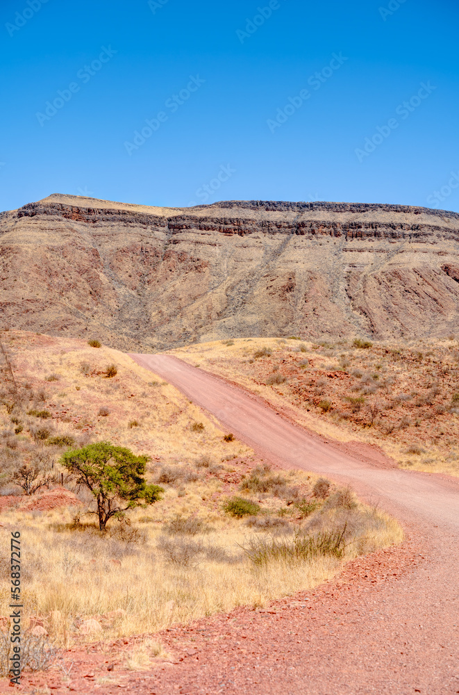 Tsaris Pass on the C19 road, Namibia Tsaris Pass on the C19 road, Namibia