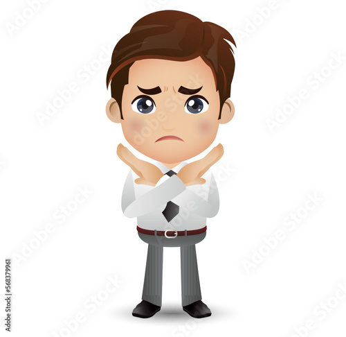 People show a gesture no or stop