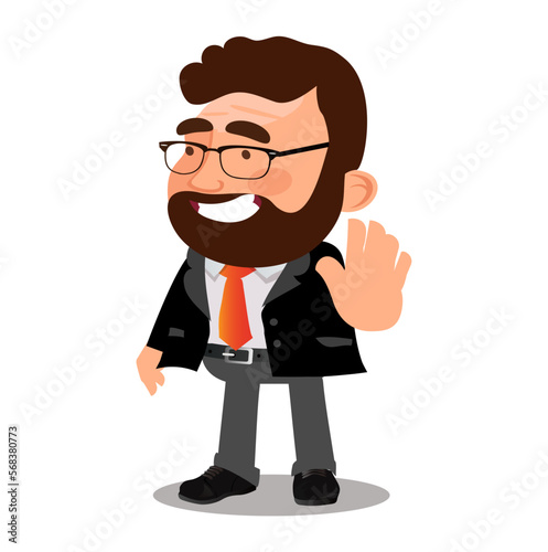 People show a gesture no or stop