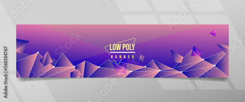 Low Poly Banner Design