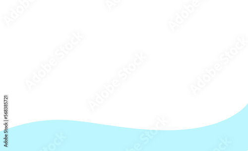abstract blue template with transparent background
