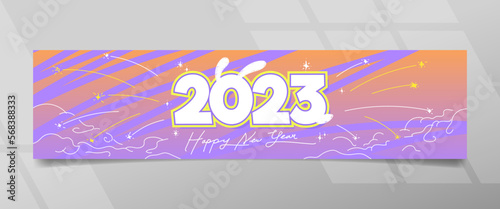 New Year 2023 Banner Design
