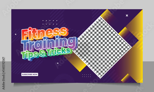 Corporate Business YouTube Thumbnail or Editable Creative Video Thumbnail for video cover template.