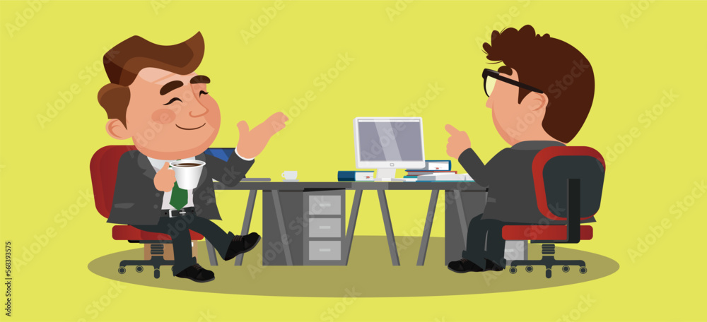 Business people or colleagues sitting together and drinking coffee or tea having nice chat Business people or colleagues sitting together and drinking coffee or tea having nice chat