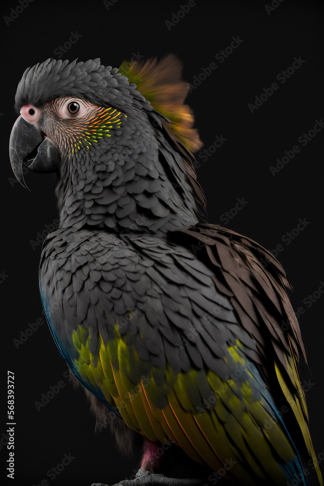 Obraz premium Radiant Parrot Charm