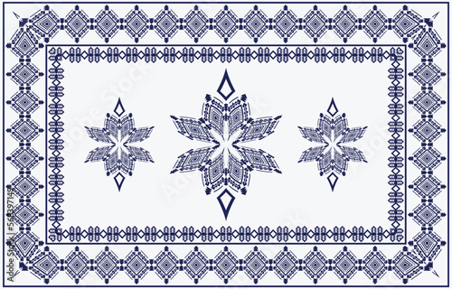 Carpet pattern Persian. Geometric ethnic oriental seamless pattern traditional Design for background. african pattern. rug , tile , wallpaper , Vector illustration. American