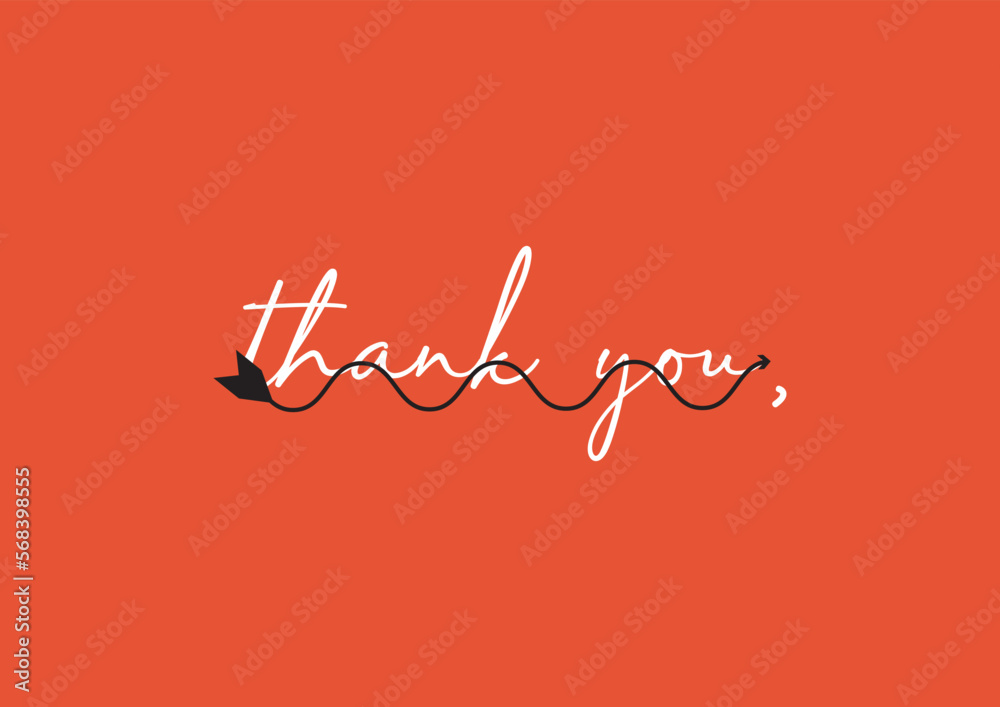 Thank you. Thank you greeting card design Thank you. Thank you greeting card design