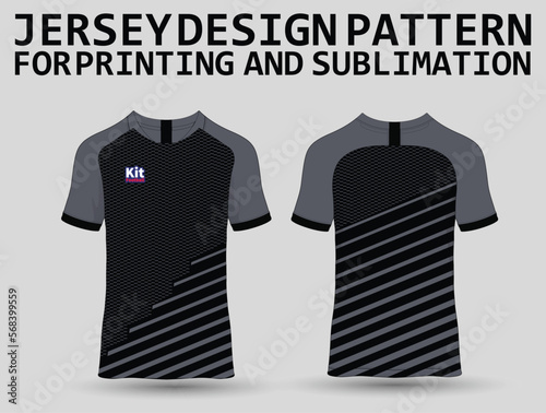 Football jersey sport design template