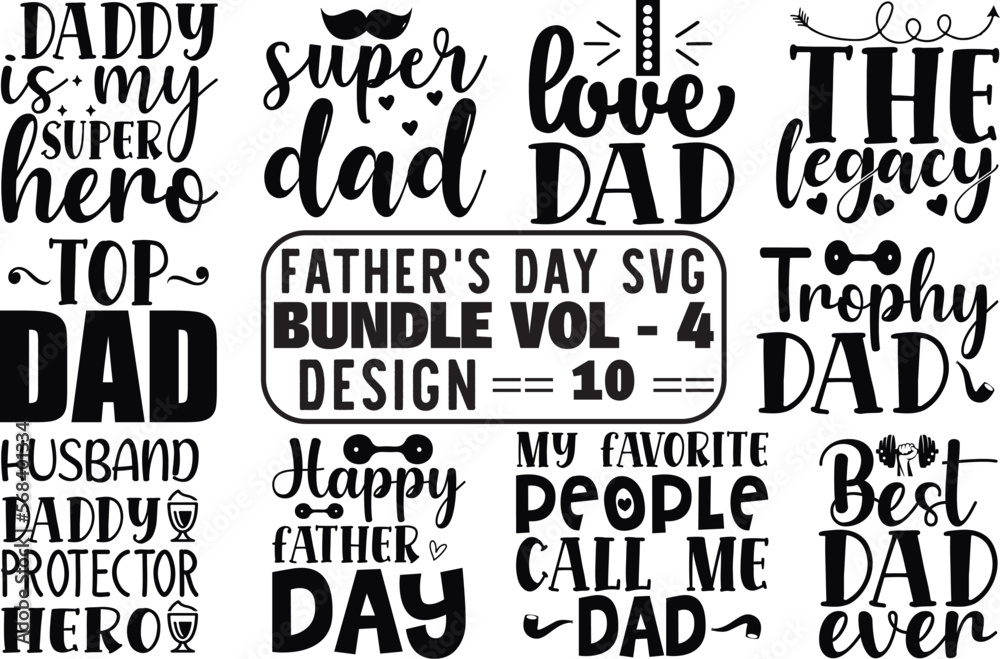 father's Day SVG Bundle Vol - 4
