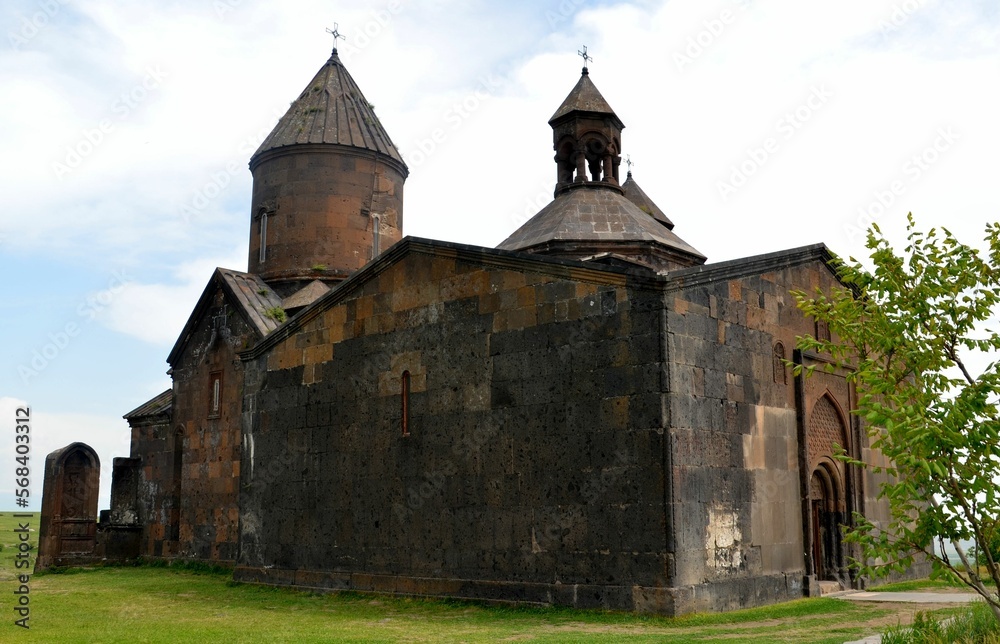 the Saghmosavank monnastery in Armenia