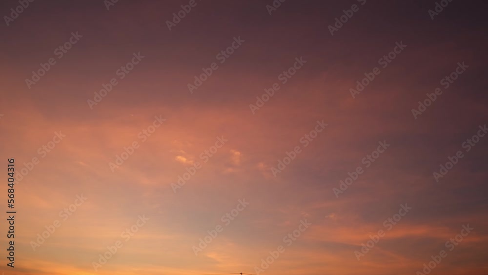 Time-Lapse of Burning sunset sky and shining. Romantic colorful sky clouds. summer sky. natural motion background. weather and Nature concept. Amazing high quality stock video. 4K
Time-Lapse of Burning sunset sky and shining. Romantic colorful sky clouds. summer sky. natural motion background. weather and Nature concept. Amazing high quality stock video. 4K