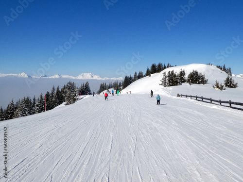 Skifahren in Saalbach Hinterglemm Leogang © Michael Rogner