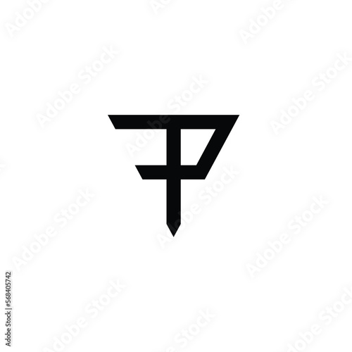 Letter FP or PF Logo Design (ID: 568405742)