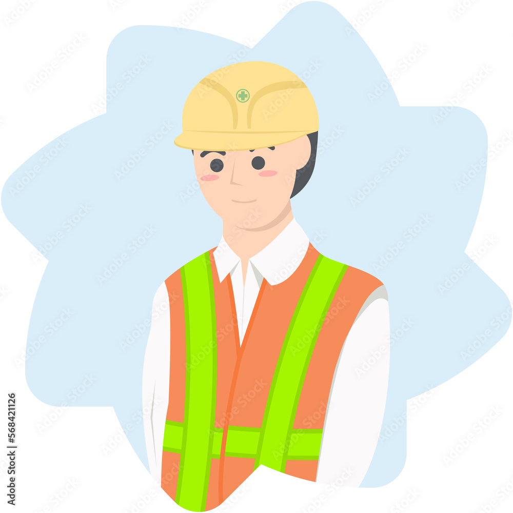 Professional Project Foreman Employment Wearing Safety Vest
Professional Project Foreman Employment Wearing Safety Vest