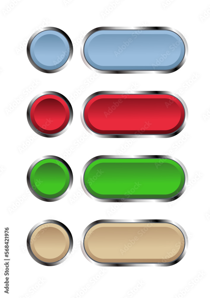 buttons for web (blue, red, reen and gold) vector buttons for web (blue, red, reen and gold) vector