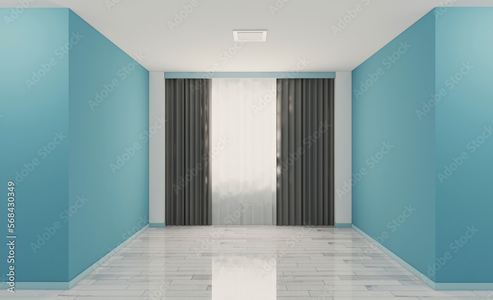 Fototapeta premium . Modern office Cabinet. 3D rendering. Meeting room