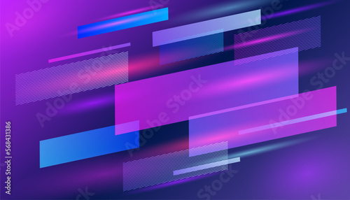 Dynamic sport background. Colorful layout design with dynamic shapes for event, championship or tournament - vector