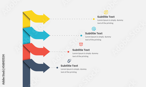 Business data visualization. Process chart. Abstract elements of graph, diagram with steps, options, parts or processes. Vector business template for presentation. Creative concept for infographic.