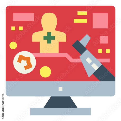 shooting game flat icon style