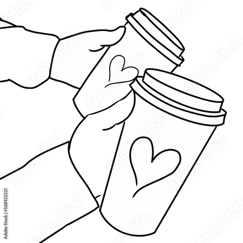 valentine's day in vector illustration
