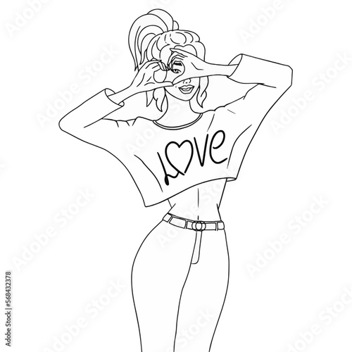 valentine's day in vector illustration