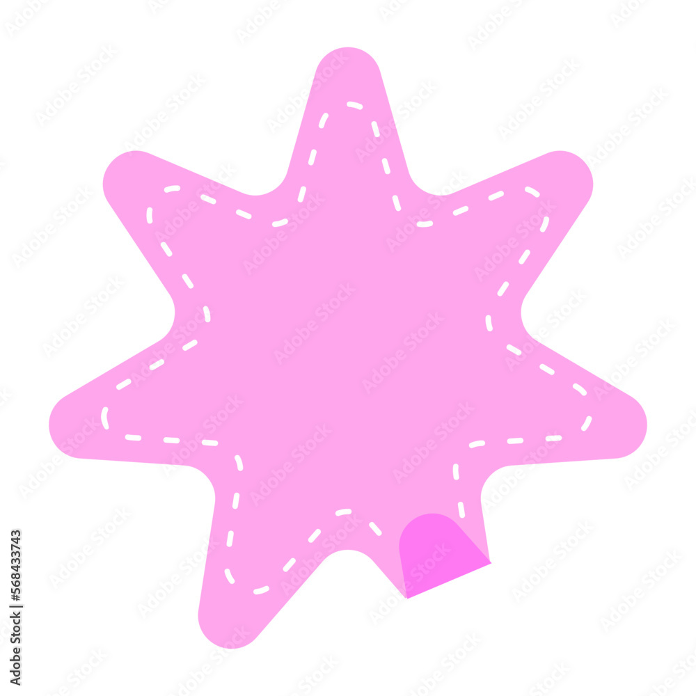 Obraz premium Cute peeling sticker