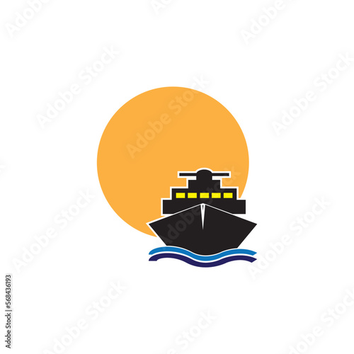 Ship, ship, cargo, logistics, transport and delivery icon