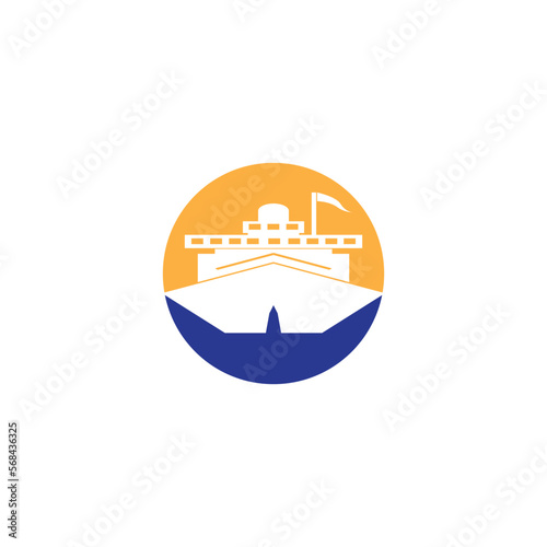 Ship, ship, cargo, logistics, transport and delivery icon