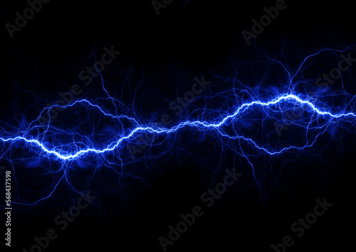 Blue lightning, cold electrical discharge, element danger