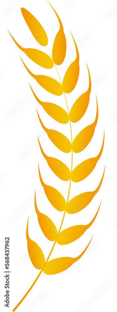 spikelet of wheat icon spikelet of wheat icon