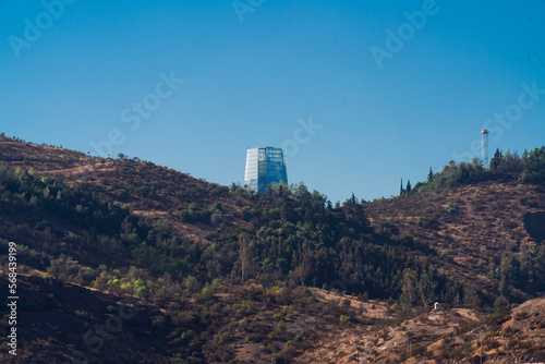 Santiago de Chile, Cordillera, Costanera, Edificio, Montaña, ciudad, cielo despejado, naturaleza, contaminación, buildinng, Chile, Latinoamérica photo