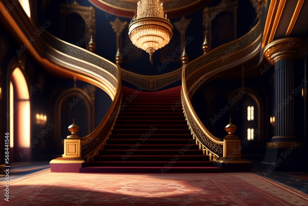 entrance to the theater created with Generative AI technology