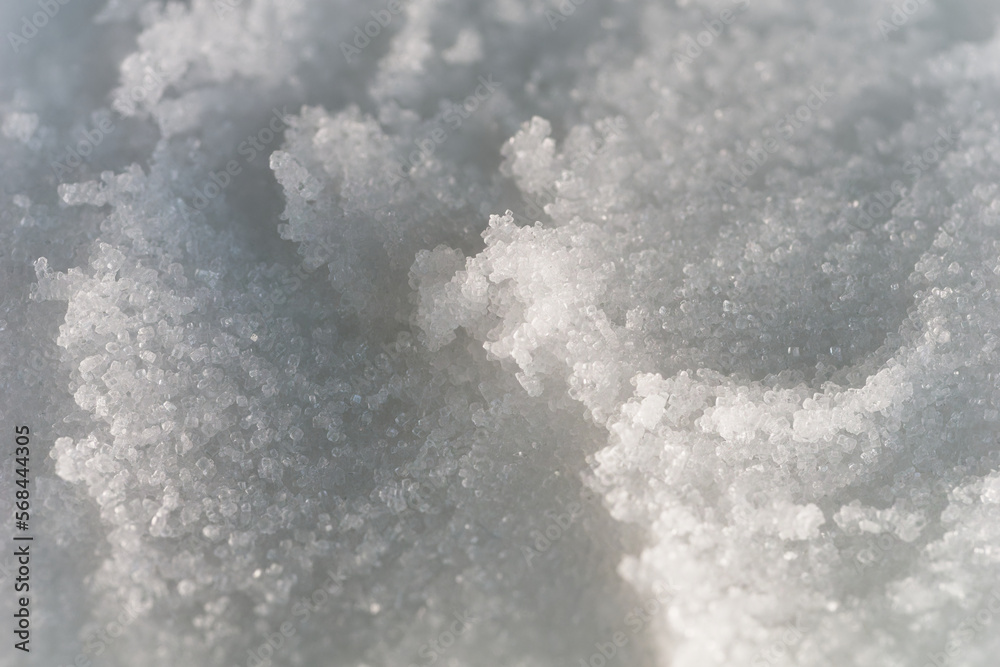 Macro photo of the surface of the salt in the bowl (abstract, textured background) Macro photo of the surface of the salt in the bowl (abstract, textured background)