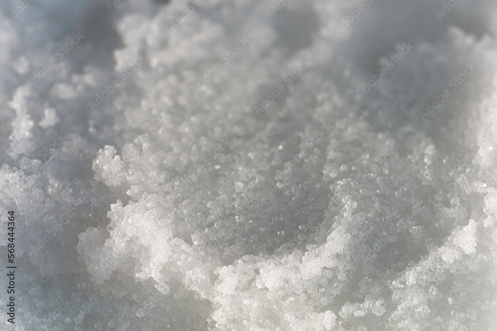 Macro photo of the surface of the salt in the bowl (abstract, textured background) Macro photo of the surface of the salt in the bowl (abstract, textured background)