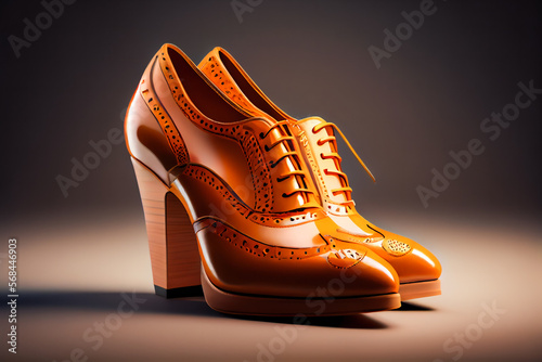 Fashionable High Heels. Fashion women's shoes. Shopping concept. Generative AI.