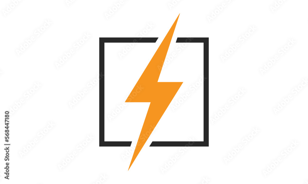 Fototapeta premium Electric logo design template