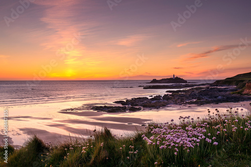 Godrevy & Pinks Sunset