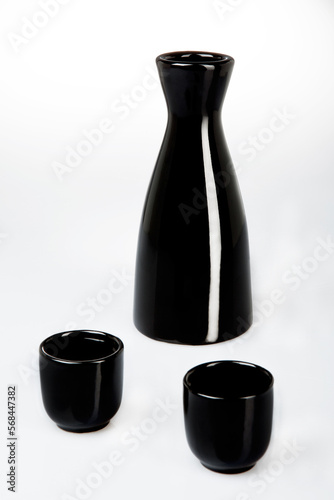 Decanter and cups for sake
