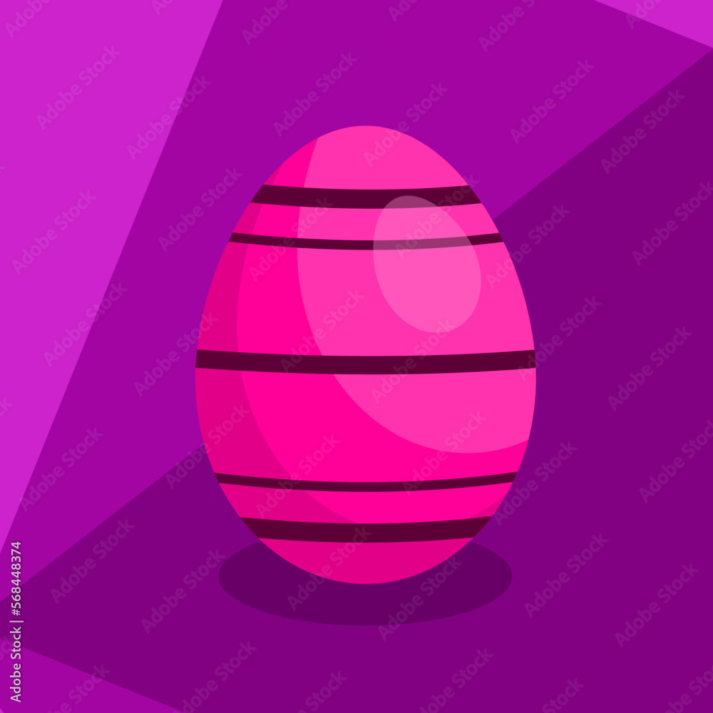 Easter purple egg 