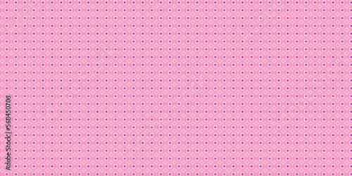 seamless pink circular pattern with purple dots for motif and background